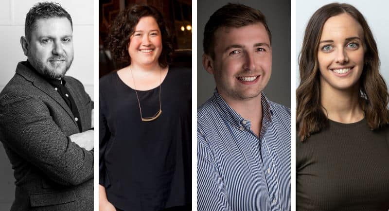 Dan Collado, Claire Fenner, Justin Arlt and Michelle Tempest